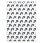 かわいいナマズの漫画イラストレーション テーブルクロス (正面)