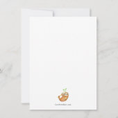 かわいいナマママママサハッピーママママザデイカード サンキューカード (裏面)