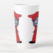 かわいいナミビアンゾンビ カフェラテマグ (正面)