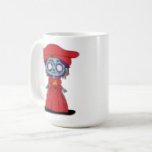 かわいいナミビアンゾンビ コーヒーマグカップ (正面左)