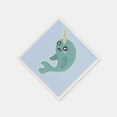 かわいいナルファル スタンダードカクテルナプキン (角)