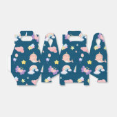 かわいいナルホールフィッシュユニコーンレインボーシー誕生日 フェイバーボックス (折り畳みなし)