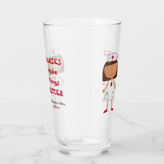かわいいナースが物を良くする タンブラーグラス (右)