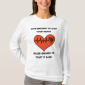 かわいいナースのワイシャツ Tシャツ (正面)