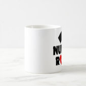 かわいいナースの石のマグ コーヒーマグカップ (中央)