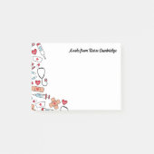 かわいいナースアイテム – ナースからのメモ ポストイット (正面)