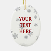 かわいいナースクリスマスオーナメント5 セラミックオーナメント (裏面)