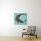 かわいいナースサメ タペストリー (インサイチュ(横))