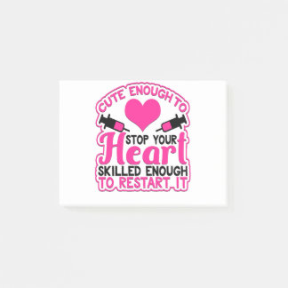 かわいいナースハート ポストイット