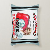 かわいいナースピンナップ_ラブランゲージ アクセントクッション (正面(垂直))