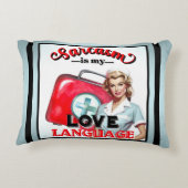 かわいいナースピンナップ_ラブランゲージ アクセントクッション (裏面)