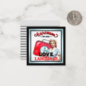 かわいいナースピンナップ_ラブランゲージ ノートカード (正面/裏面インサイチュ)