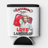 かわいいナースピンナップ_ラブランゲージ 缶クーラー (裏面)