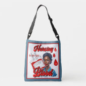 かわいいナースピンナップ_血の中だ クロスボディバッグ (裏面)