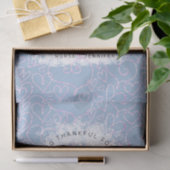 かわいいナースブルーピンクパーソナライズされたハート 薄葉紙 (ギフト)