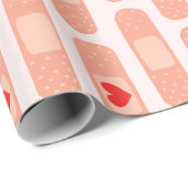 かわいいナースラッピング紙 ラッピングペーパー (ロールコーナー)