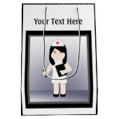 かわいいナース3メッド抱き枕 ミディアムペーパーバッグ (裏面)