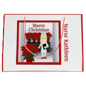 かわいいナース4クリスマスラージ抱き枕 ラージペーパーバッグ (正面)