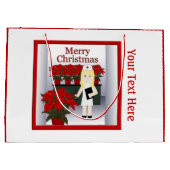 かわいいナース4クリスマスラージ抱き枕 ラージペーパーバッグ (裏面)