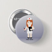 かわいいナース5カスタムボタン 缶バッジ (正面&裏面)