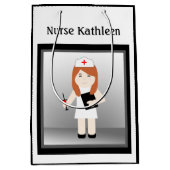 かわいいナース5メッド抱き枕 ミディアムペーパーバッグ (正面)