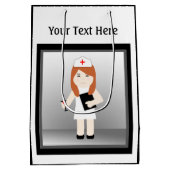 かわいいナース5メッド抱き枕 ミディアムペーパーバッグ (裏面)