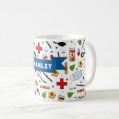 かわいいナース コーヒーマグカップ (正面右)