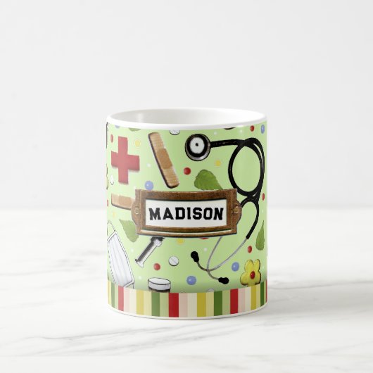 かわいいナース コーヒーマグカップ (中央)
