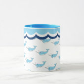 かわいいナールホエールコーヒー マグカップ (中央)