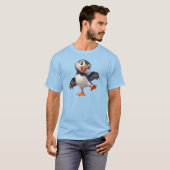 かわいいニシツブシ – おもしろい北欧の鳥 Tシャツ (正面フル)