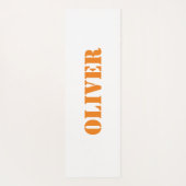 かわいいニット恐竜の子供のヨガマット ヨガマット (裏面)