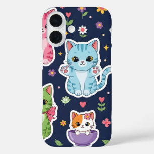 かわいいニャンコ ネコ 猫好き プレゼント iPhone 16ケース
