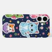 かわいいニャンコ ネコ 猫好き プレゼント Case-Mate iPhoneケース (裏面 (横))