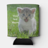 かわいいニャー子猫ちっちゃいが激しい 缶クーラー (裏面)