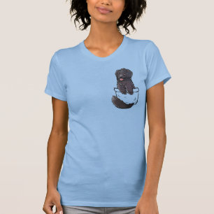 かわいいニューファンドランドの子犬 Tシャツ