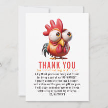 かわいいニワトリのイラスト 3歳の誕生日パーティー