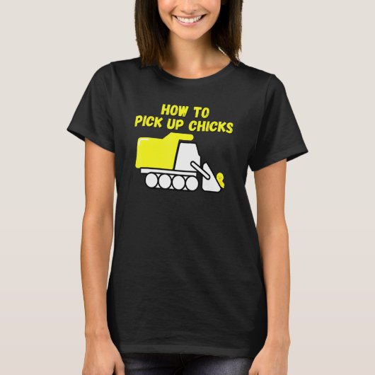 かわいいニワトリのメンズ キッズ Tシャツ (正面)