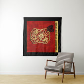 かわいいニワトリ中国の新年干支誕生日WT タペストリー (インサイチュ(横))