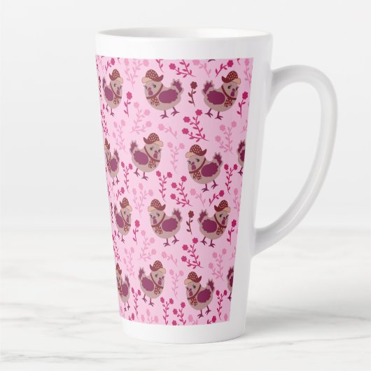 かわいいニワトリ カフェラテマグ (右)