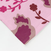 かわいいニワトリ フリースブランケット (角)