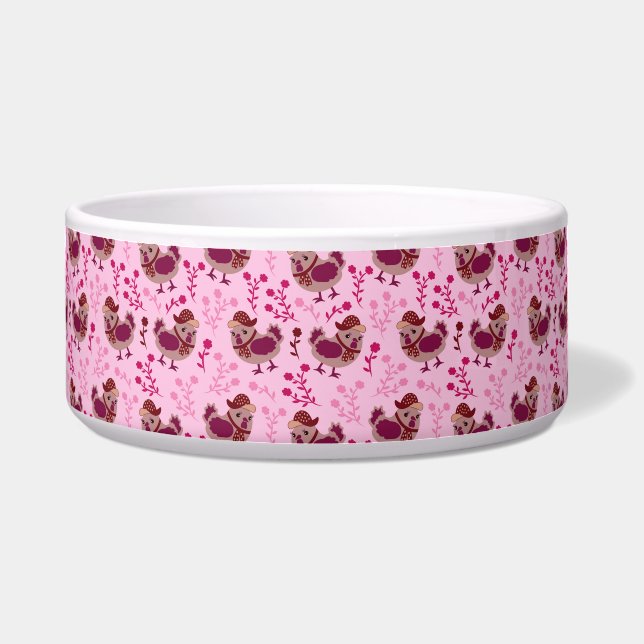 かわいいニワトリ ボウル (正面)