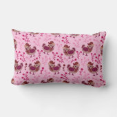 かわいいニワトリ ランバークッション (裏面)