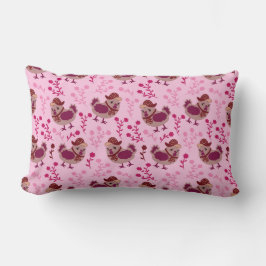 かわいいニワトリ ランバークッション