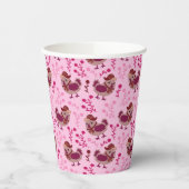 かわいいニワトリ 紙コップ (左)