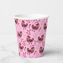 かわいいニワトリ 紙コップ