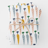 かわいいニンジン包装紙 ラッピングペーパーシート (インサイチュ)