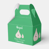 かわいいニンニクのマンガ野菜イラストレーション フェイバーボックス (裏面サイド)