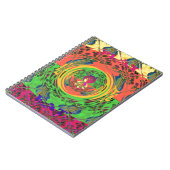 かわいいニース&ラブリーフローラモチアアートプリントデザイン ノートブック (左側)