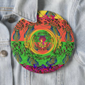 かわいいニース&ラブリーフローラモチアアートプリントデザイン 缶バッジ (インサイチュ)