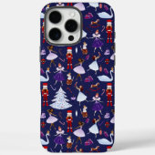 かわいいネイビーナートクラッカー クリスマスパターン Case-Mate iPhoneケース (裏面)